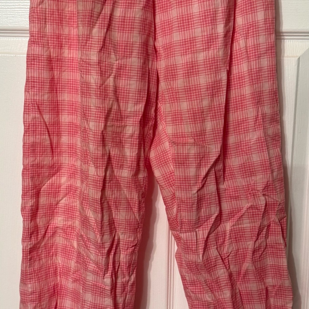 Chase Authentics Pink Plaid Pajama Pants